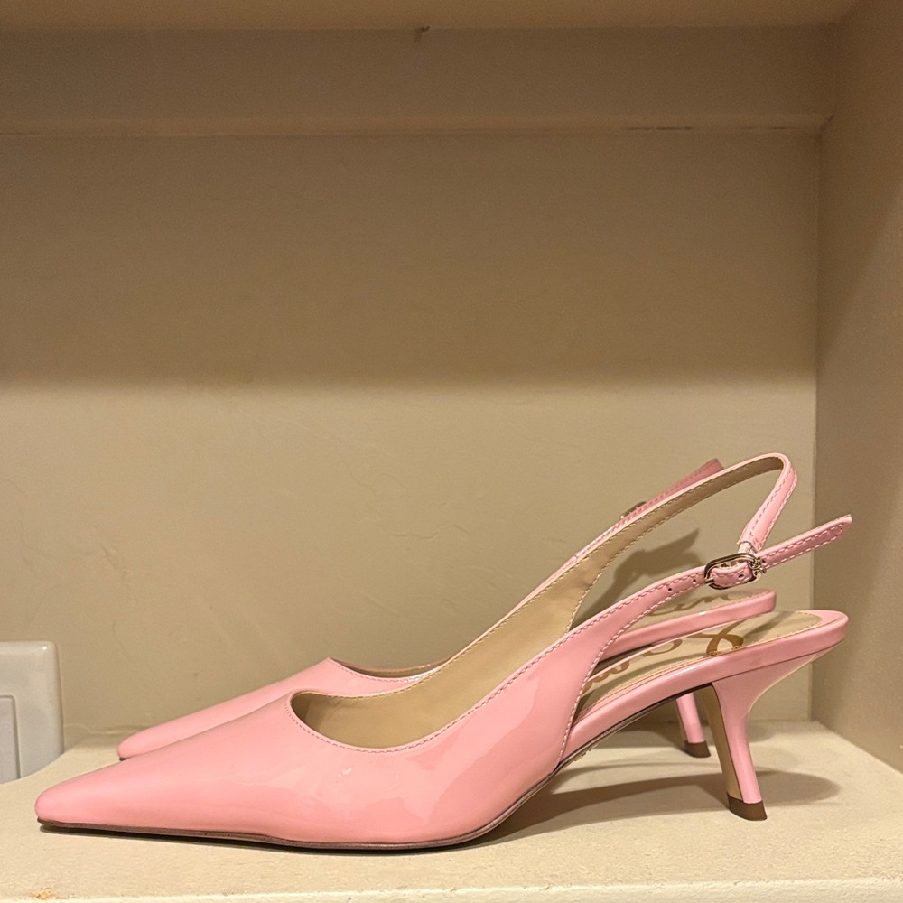 Pink Slingback Heels